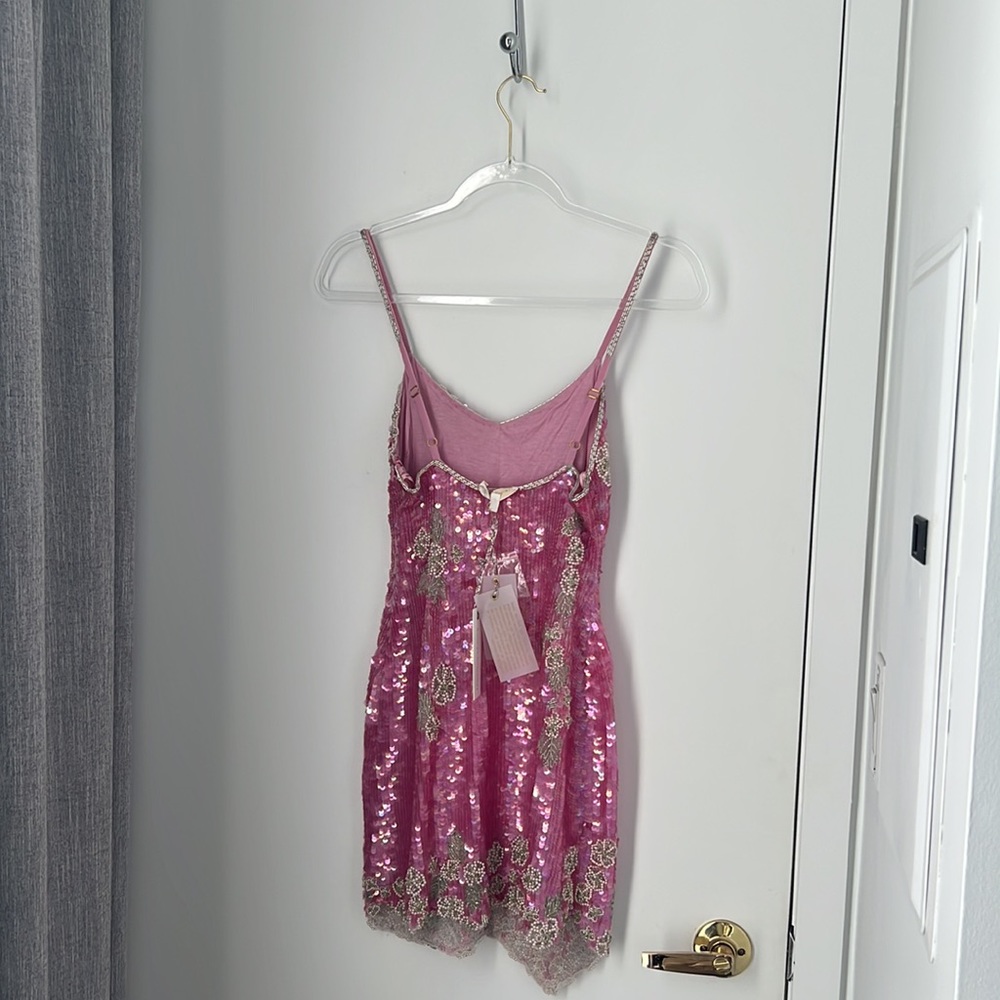 ❌❌no longer available❌❌LoveShackFancy Meline Embellished Sequined Dress - Picture 3 of 5